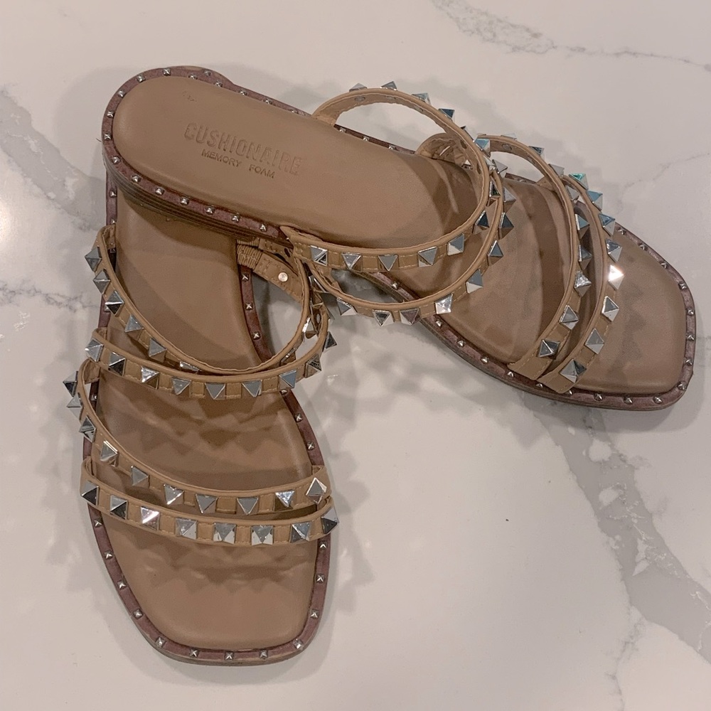 Cushionaire studded sandals